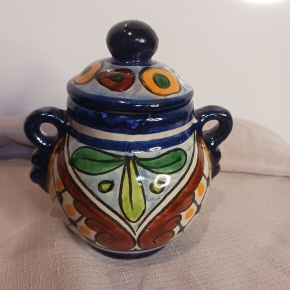 Signed Talavera Pottery Pot - Picture 1 of 6